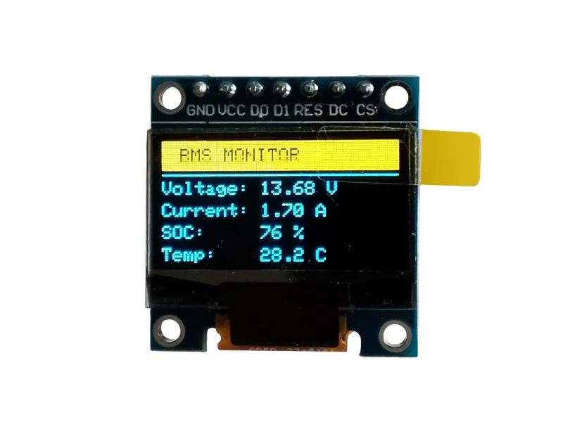OLED дисплей 0.96" 128×64 для Arduino та ESP32: особливості, підключення та приклад проєкту
