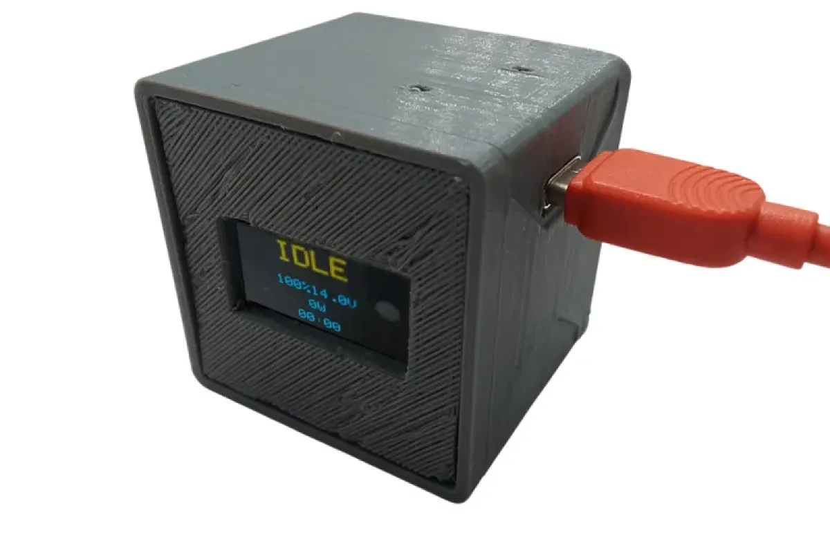 Бездротовий монітор BMS Jiabaida (JBD) на ESP32 з OLED‑дисплеєм (корпус + код)