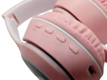 Недорогі Bluetooth‑навушники з котячими вушками та підсвіткою — стиль і комфорт | RIZNEVDIM