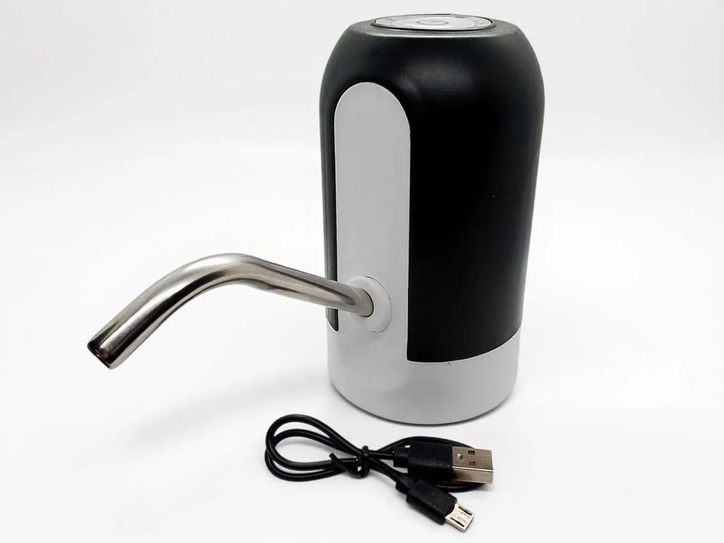 Електрична помпа для пляшки води USB акумуляторна – зручний диспенсер для дому та дачі | RIZNEVDIM