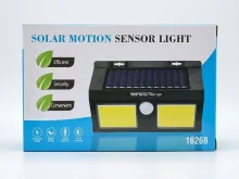 Уличный фонарь с датчиком движения и солнечной батареей — автономное освещение BL 1626B