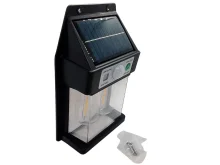 Уличный настенный фонарь с солнечной панелью YX 777-2W – купить уличный фонарь с датчиком движения в Украине