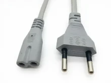 Мережевий кабель 1.2 м для побутової техніки (білий)