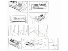 Набір саморізів і дюбелів Werckmann 55 елементів із шаблоном для прихованого кріплення
