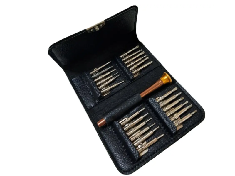 Викрутка з 24 насадками для ремонту телефонів — універсальний набір для дрібної електроніки | RIZNEVDIM