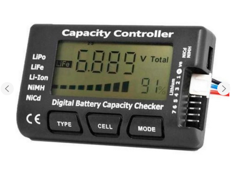 Контроллер емкости аккумулятора | Тестер LiPo, Li-Ion, NiMH, NiCd | Купить