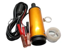 Насос для перекачки дизельного топлива 12В, 12 л/мин, с крокодилами