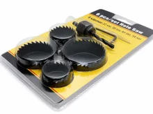 Коронки по дереву 32–54 мм (набір 6 шт.) — кільцеві пилки для дриля