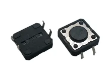 Кнопка тактова 12x12x4.3 мм DIP 4 pin — універсальна для електроніки та DIY