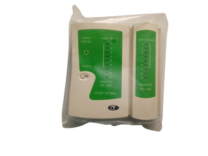 Тестер сетевых кабелей NS-468 — найдет обрыв и ошибку обжима