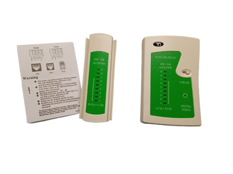 Тестер сетевых кабелей NS-468 — найдет обрыв и ошибку обжима