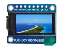 TFT дисплей 0.96" 80×160 (IPS, SPI)