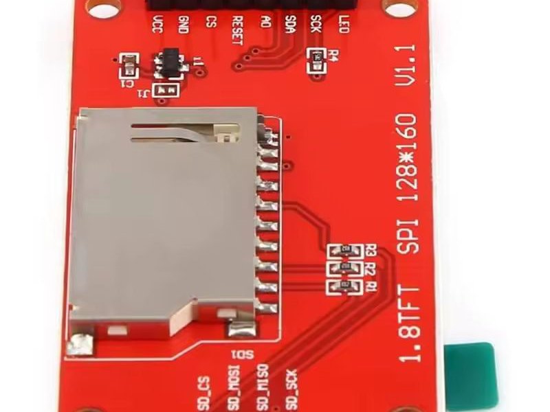 Дисплей 1.8" TFT LCD SPI интерфейс 128х160 / SD-Card
