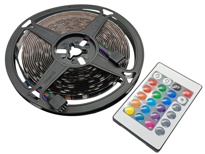 Світлодіодна LED стрічка 5м з Bluetooth управлінням через смартфон (APP BT) | RGB підсвітка для кімнати, ТВ, декору