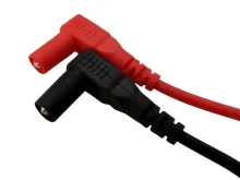 Щупы для мультиметра 228 универсальные 100 см (красный/чёрный)