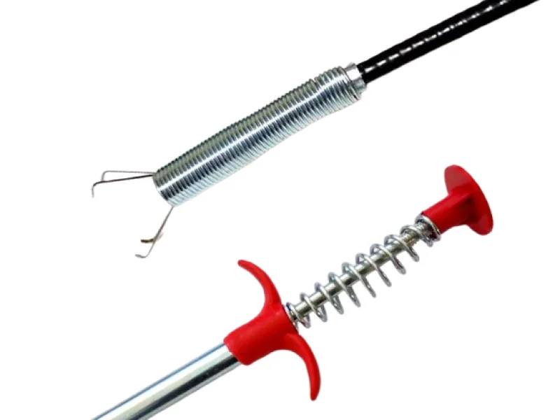 Захват для СТО CLEANING HOOK — прочищення труб без сантехніка. Усуває засори за 60 секунд
