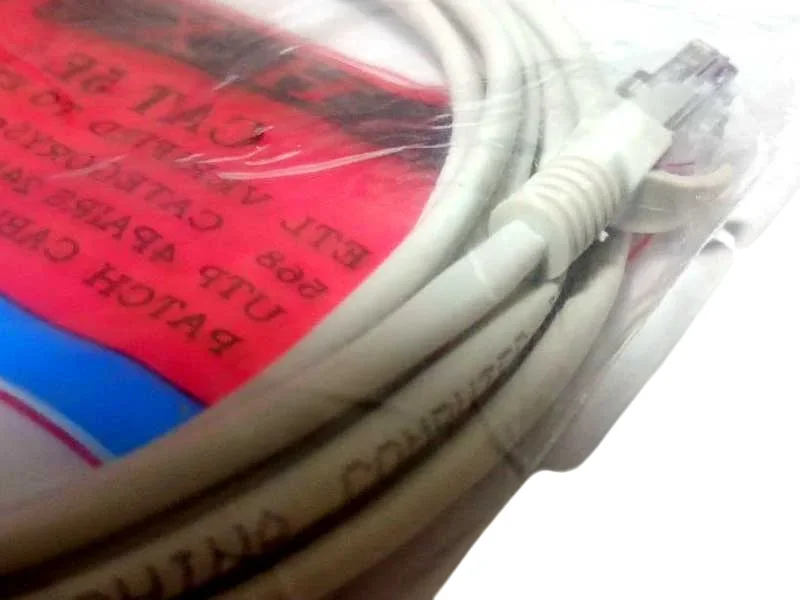 LAN-кабель 3м UTP Cat 5e RJ45 — длинный интернет-кабель для дома, офиса и камер наблюдения