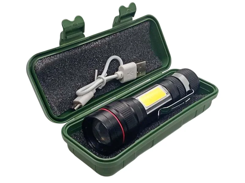 Фонарик ручной BL-520 T6 18650 POLICE заряжается от microUSB