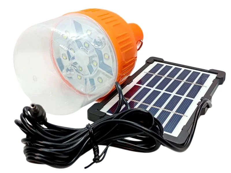 Лампа для кемпінгу GR 015 із зарядкою від сонячної панелі