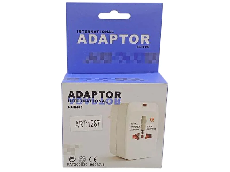 Универсальный адаптер для розеток мира | Купить переходник для путешествий [UA]