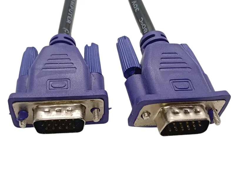 Купити шнур VGA 3 метри недорого | Кабель VGA 3m для монітора та ПК