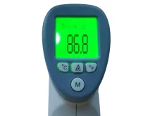 Бесконтактный инфракрасный термометр / пирометр для тела и поверхностей