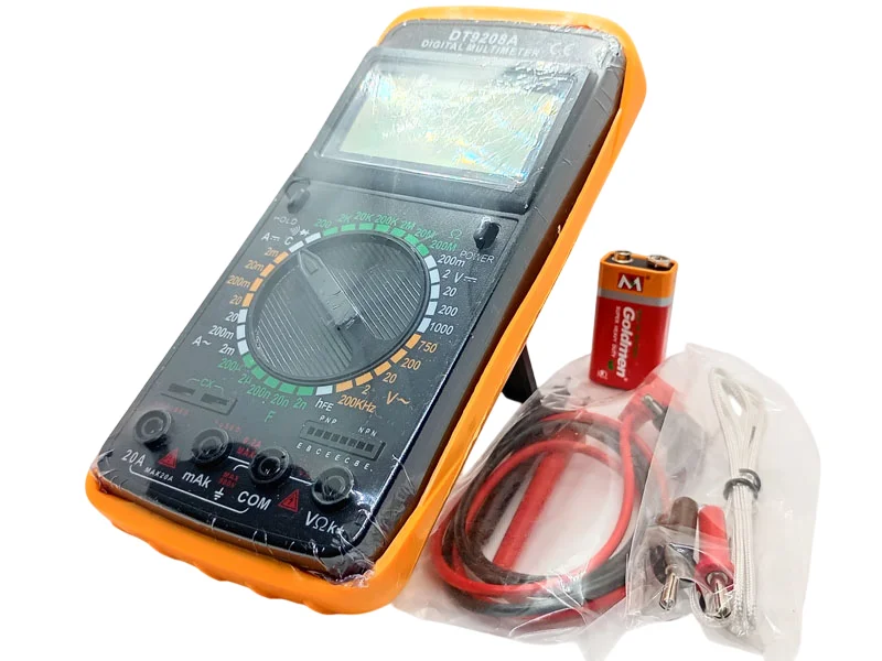 Мультиметр DT-9208A цифровий — купити тестер для дому та авто в Україні | RIZNEVDI